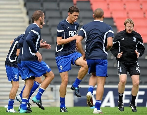 Birmingham City FC: Pre-Season Team Warm-Up with Nikola Zigic and Nick Davies (Milton Keynes Dons, 2010)