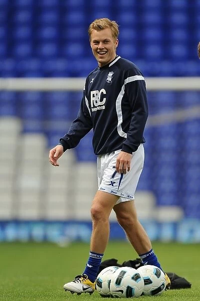 Birmingham City FC: Sebastian Larsson in Action against Bolton Wanderers (02-04-2011)