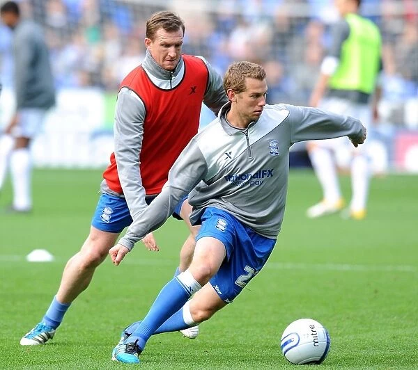 Birmingham City FC: Spector and Caldwell Gear Up for Reading Showdown (Npower Championship 2011)