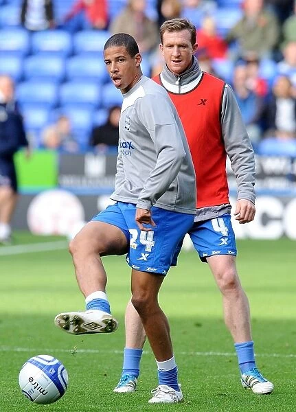 Birmingham City FC: Steven Caldwell and Curtis Davies Gear Up for Reading Showdown (Npower Championship, 2011)