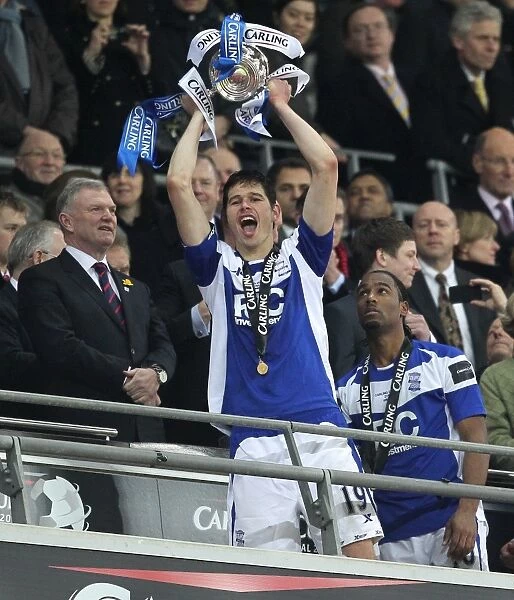 Birmingham City FC: Triumphant in the Carling Cup - Lifting the Trophy Against Arsenal at Wembley
