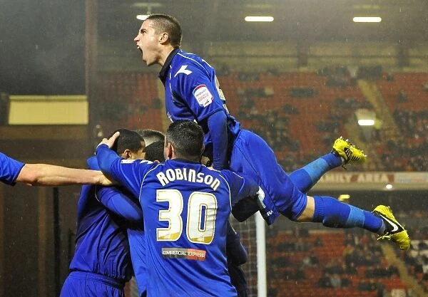 Birmingham City FC: Unforgettable Victory - Curtis Davies Scores the Winning Goal Against Barnsley (Npower Championship, 2012)