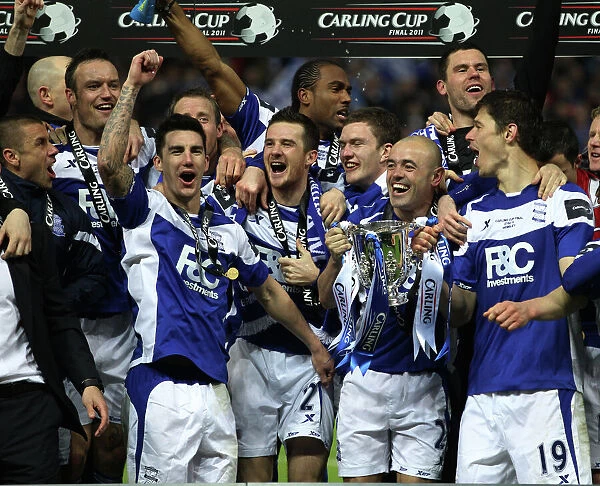Birmingham City FC's Carling Cup Triumph: Celebrating Victory over Arsenal at Wembley Stadium