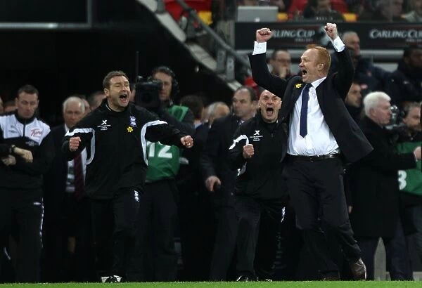 Birmingham City FC's Euphoric Carling Cup Victory: McLeish and Team's Thrilling Wembley Goal Celebrations