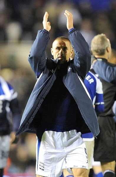 Birmingham City FC's Kevin Phillips: Penalty Victory Celebration Over Brentford in Carling Cup (October 2011)