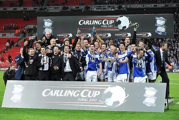 Birmingham City FC's Thrilling Carling Cup Victory: Celebrating at Wembley Against Arsenal