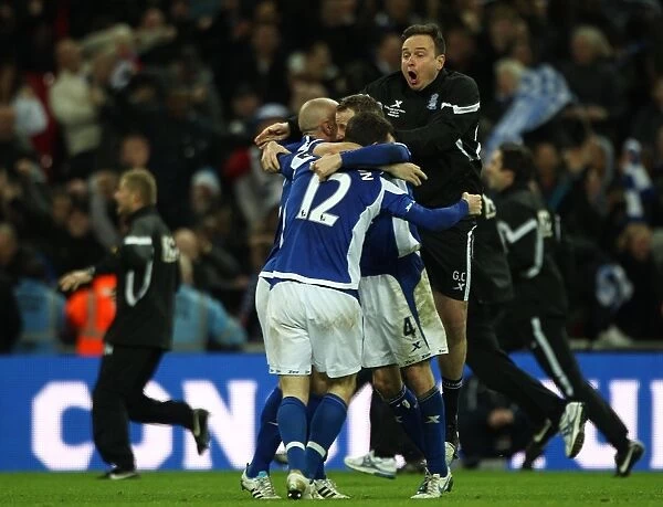 Birmingham City FC's Thrilling Carling Cup Upset: Unforgettable Goal Celebrations at Wembley Against Arsenal
