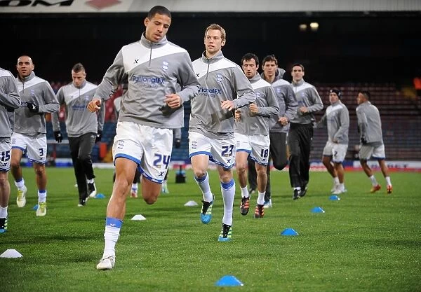 Birmingham City Players Prepare for Npower Championship Showdown against Crystal Palace (19-12-2011)