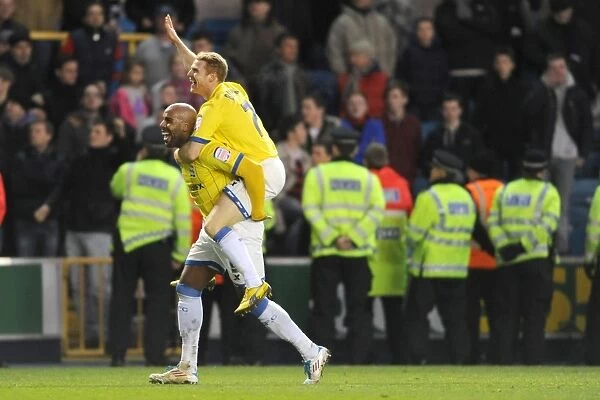 Birmingham City: Rooney and King Celebrate Goals Against Millwall in Npower Championship (January 14, 2012)