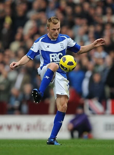Birmingham City vs. Aston Villa Rivalry: Sebastian Larsson in Action (2010)