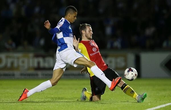Birmingham City vs. Bristol Rovers: Jonathan Grounds vs. Daniel Leadbitter - Intense Battle in Capital One Cup Clash
