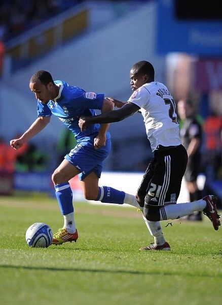 Birmingham City vs Derby County: A Championship Showdown - Andros Townsend vs Theo Robinson Clash (March 3, 2012, St. Andrew's)