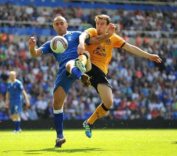 Birmingham City vs Everton: Intense Battle Between David Murphy and Seamus Coleman (Pre-Season Friendly, 2011)