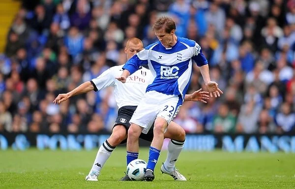 Birmingham City vs Fulham: A Battle Between Hleb and Sidwell in the Barclays Premier League (15-05-2011)