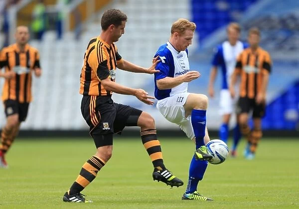 Birmingham City vs Hull City: A Friendly Rivalry - Chris Burke vs Alex Bruce (July 27, 2013, St. Andrew's)
