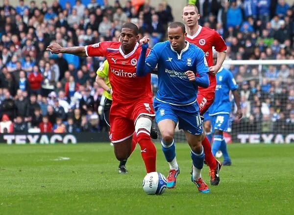 Birmingham City vs. Reading: Andros Townsend Outmaneuvers Mikele Leigertwood (Npower Championship, 2012)