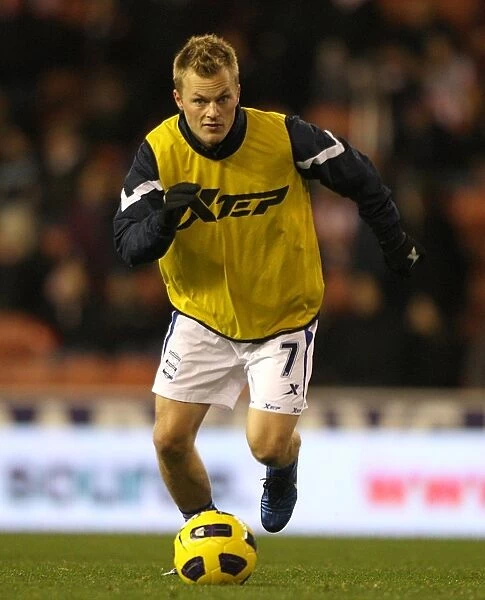 Birmingham City vs Stoke City: Sebastian Larsson in Action (Premier League, 2010)