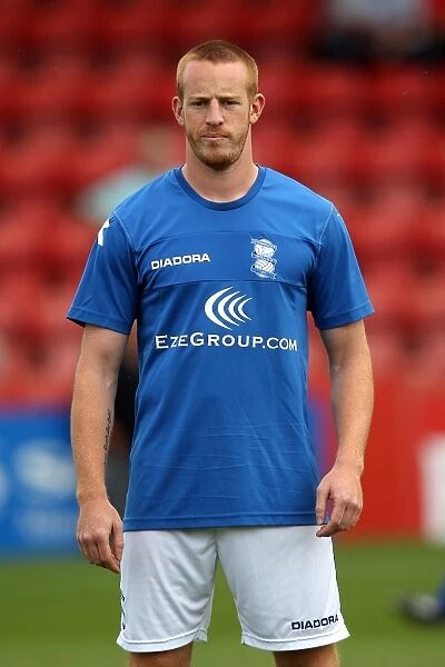 Birmingham City's Adam Rooney in Action against Cheltenham Town