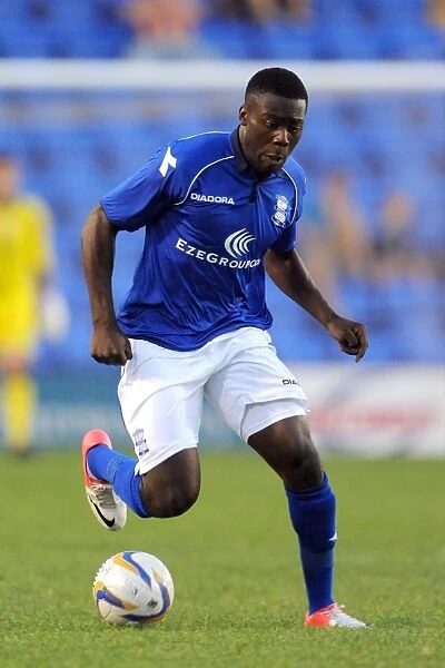 Birmingham City's Akwasi Asante in Action: Pre-Season Friendly vs Shrewsbury Town at Greenhous Meadow
