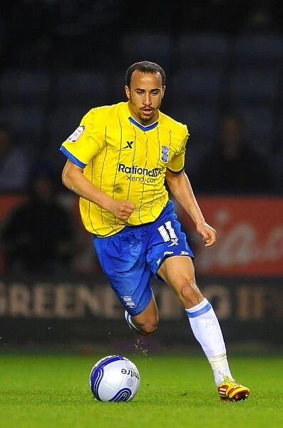 Birmingham City's Andros Townsend at The King Power Stadium: Championship Showdown vs. Leicester City (March 13, 2012)