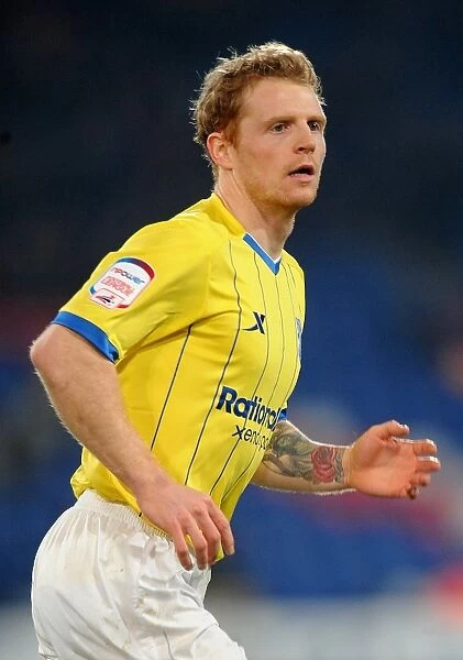 Birmingham City's Chris Burke in Action Against Crystal Palace (2011 Npower Championship)