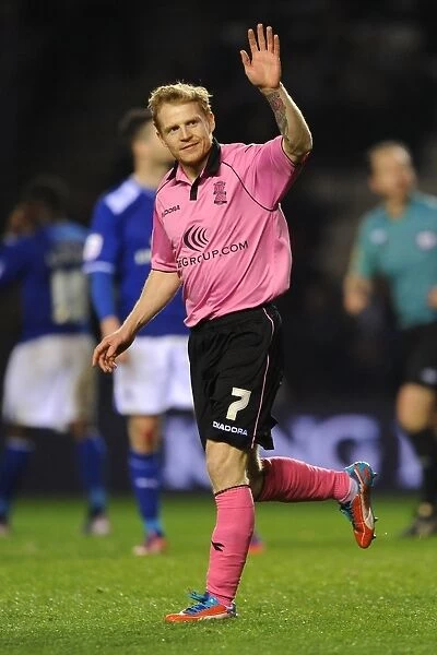 Birmingham City's Chris Burke Scores Shocking Goal Against Leicester City in Championship Match (April 12, 2013)