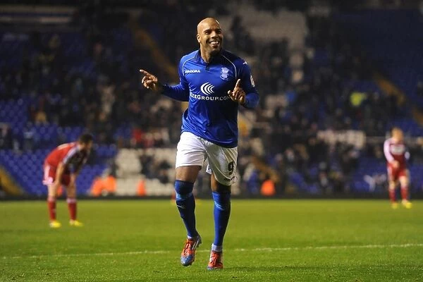 Birmingham City's Double Victory: Marlon King Scores Twice Against Middlesbrough in Championship Match (November 30, 2012)