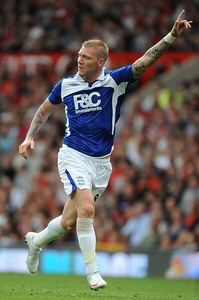 Birmingham City's Garry O'Connor at Old Trafford: August 16, 2009 - Premier League Clash Against Manchester United