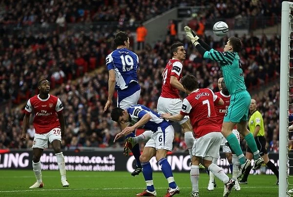 Birmingham City's Historic Upset: Nikola Zigic Scores the Shocking Goal Against Arsenal in Carling Cup Final at Wembley Stadium