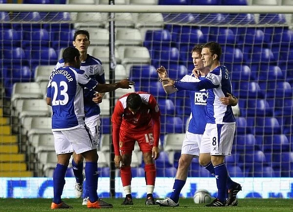 Birmingham City's Hleb, Gardner, Beausejour: Triumphant First Goals in Carling Cup Upset Against Milton Keynes Dons (2010)