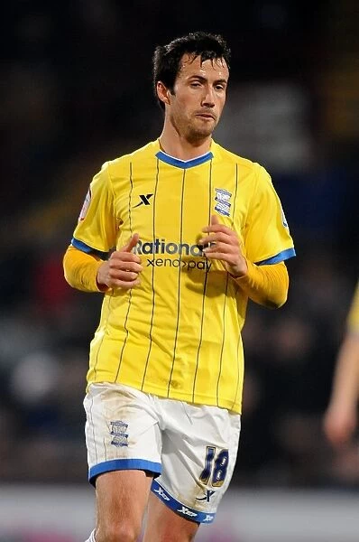 Birmingham City's Keith Fahey in Action Against Crystal Palace, Npower Championship (2011)