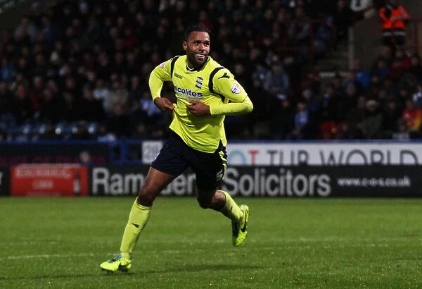 Birmingham City's Kyle Bartley: Celebrating the Goal Against Huddersfield Town in Sky Bet Championship