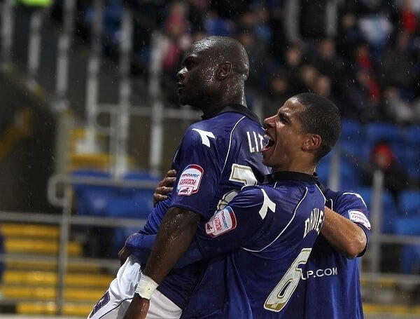 Birmingham City's Leroy Lita Scores the First Goal: Taking the Lead Against Cardiff City in Championship Match