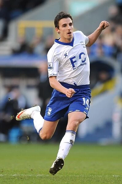 Birmingham City's Matt Derbyshire in Action against Millwall in FA Cup Third Round (08-01-2011)