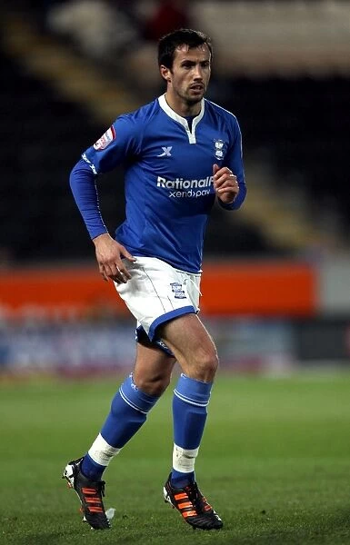 Birmingham City's Midfield Maestro: Keith Fahey in Action at Hull City (Npower Championship, December 7, 2011)