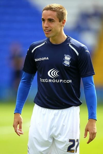 Birmingham City's Mitch Hancox in Action against Peterborough United (Npower Championship 2012, St. Andrew's)
