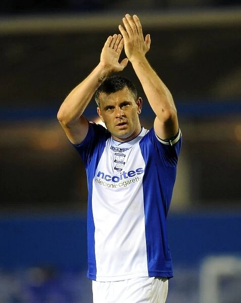 Birmingham City's Paul Robinson Pays Tribute to Fans After Intense Championship Clash with Millwall (October 1, 2013)