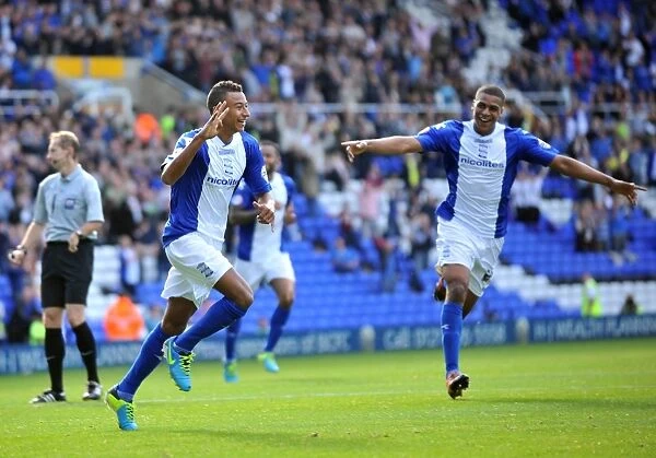 Birmingham City's Unstoppable Goal Celebration: Jesse Lingard and Tom Adeyemi's Euphoric Moment (Sky Bet Championship)