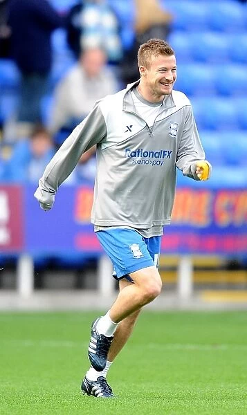 Birmingham City's Wade Elliott in Action against Reading, Championship 2011 - Madejski Stadium