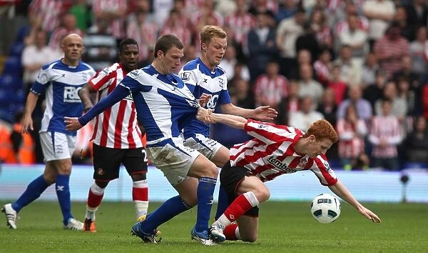 Birmingham vs. Sunderland: A Clash of Midfield Titans - Jack Colback vs. Craig Gardner (April 16, 2011, St. Andrew's, Barclays Premier League)