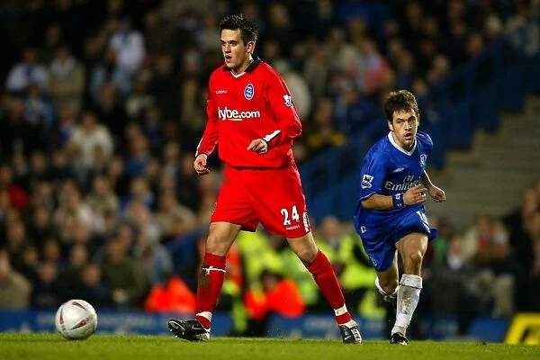 Birmingham's Carter Evades Cole: A FA Cup Upset at Stamford Bridge (January 30, 2005)