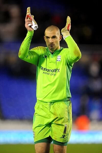 Boaz Myhill: In Action for Birmingham City Against Watford (Npower Championship, 21-01-2012)