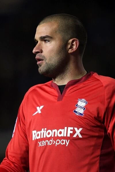 Boaz Myhill: Birmingham City Goalkeeper in Action against Leeds United (Npower Championship, 2011)
