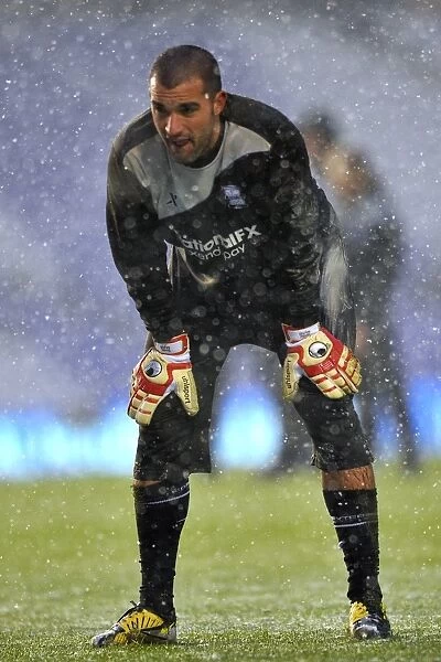 Boaz Myhill: Birmingham City Goalkeeper in Action against Southampton (Npower Championship, 04-02-2012)