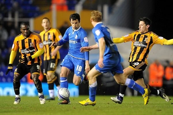 Breaking Through: Fahey's Stunning Goal Past Hull City's Defense (Birmingham City vs Hull City, 2012)