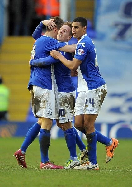 Brian Howard's Stunner: First Goal for Birmingham City in Sky Bet Championship Against Derby County (01-02-2014)