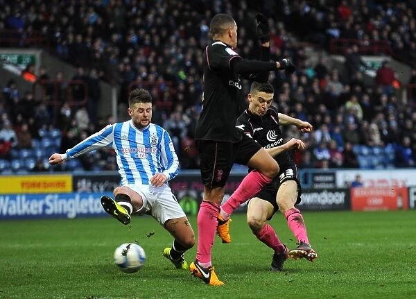 Callum Reilly Scores the Opener: Huddersfield United vs. Birmingham City, Championship Match (January 12, 2013)