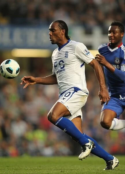 Cameron Jerome in Action: Birmingham City vs. Chelsea, Barclays Premier League (2011)
