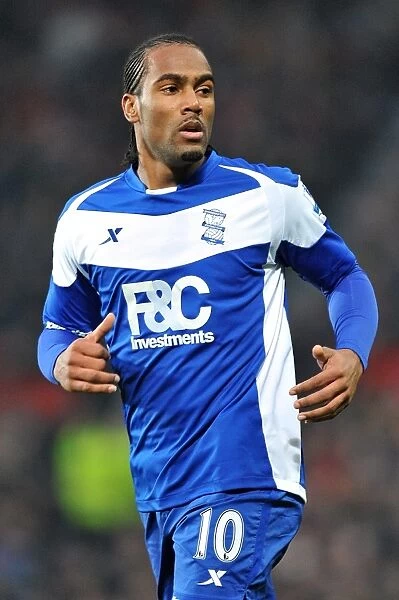 Cameron Jerome Faces Manchester United at Old Trafford: Birmingham City in Barclays Premier League (22-01-2011)
