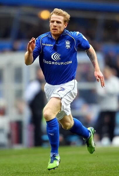 Championship Showdown: Chris Burke's Dramatic Performance at St. Andrew's (Birmingham City vs Derby County, March 9, 2013)